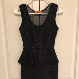 EUC - Black Cocktail Length Dress